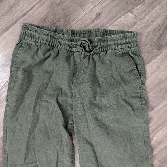 5/$25 Old Navy Small olive Green Linen Pants